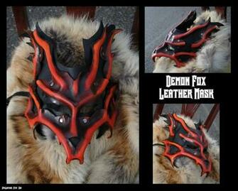 Naruto Inspired Kyuubi Demon Fox Mask By Epic Leather