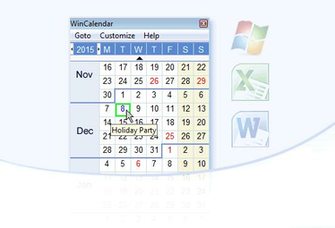 Holiday Calendar Templates Maker Software
