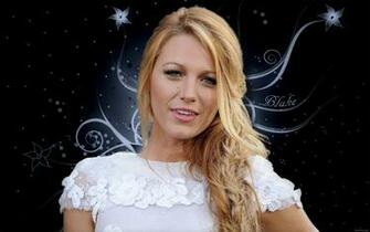 Blake Lively Wallpaper Stock Photos
