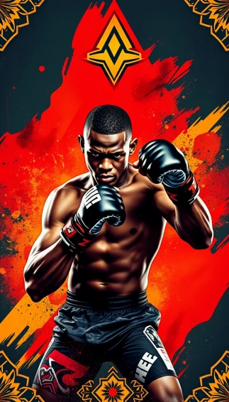 Israel Adesanya Phone Wallpaper