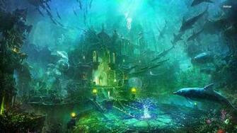 Underwater Castle Wallpaper