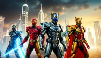 Superheroes In Armor Wallpaper