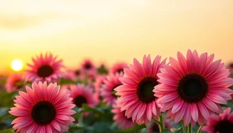 Pink Sunflower Wallpaper