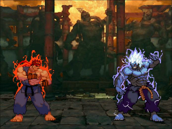 Oni Akuma Wallpaper Evil Ryu Vs By