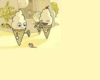 Ice Cream Eats Humans Wallpaper HD