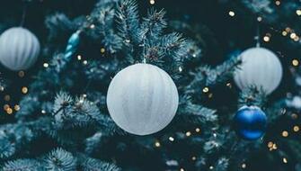 Wallpaper Christmas Ball Decorations