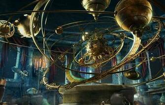 Wallpaper Fantasy Planet Candles Steampunk Vases Planetarium