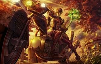 Wallpaper World Of Warcraft Wow Horde Blood Elf Mechano