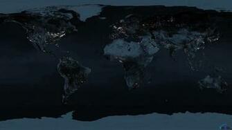 Wallpaper Night Earth Map X HDtv 1080p