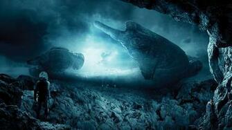 Landscape Digital Art Prometheus Movie Spaceship