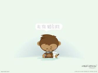 Cartoon Monkey Wallpaper