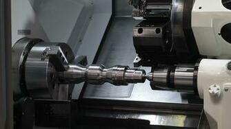 Cnc Lathe Machine HD 4k Stock Footage Pond5