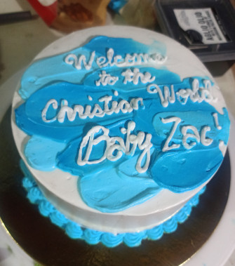 Minimalist Baptismal Cake Is Also Mabel S Cakes Sweets