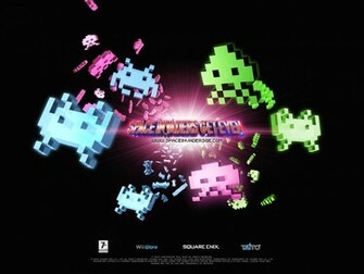 Space Invaders Get Even Desktop Wallpaper For HD Widescreen