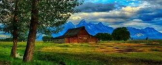 Desktop Fun Rustic Barns Wallpaper Collection Series
