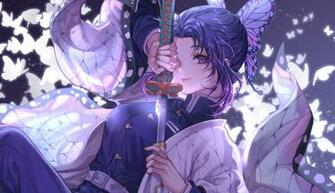 4k Shinobu Kocho Katana Kimetsu No Yaiba HD Laptop