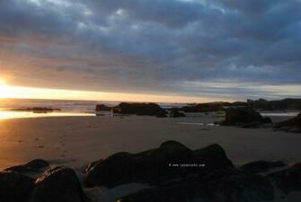 Sunset At Saligo Bay Atlantic Coast Islay Image Wallpaper