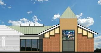 Design Front Elevation Of Church Joy Studio Gallery