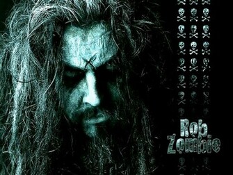 Metal Heavy White Zombie Rob Wallpaper Background