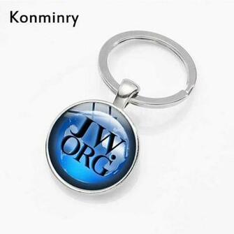 Konminry Stylish Earth Planet Background Jw Key Chains Holder