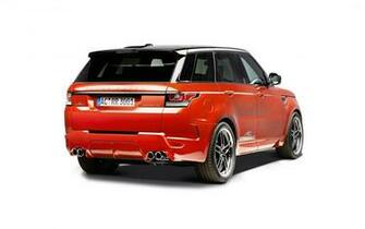 Red Ac Schnitzer Land Rover Range Back Wallpaper Car