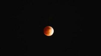 Blood Moon Night Sky Dark Nature