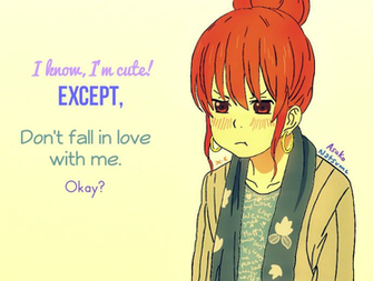 My Little Monster Natsume Asako Grumpy Face By Hibi Chi On