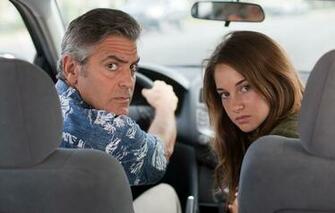 Wallpaper George Clooney Shailene Woodley Descendants The