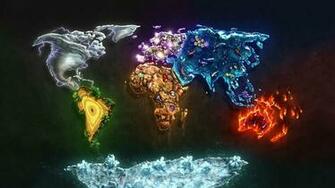 Elemental Continent HD Wallpaper