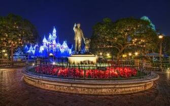 Navidad Disneyland Mickey Mouse Castillo Wallpaper