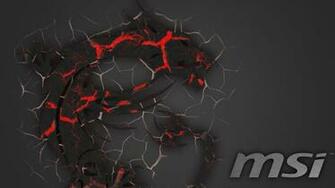 Msi Cool Dragon Logo HD 1080p Wallpaper Compatible For