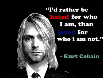 Kurt Cobain Quotes High Quality Wallpaper Desktop
