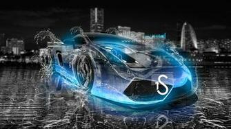 Neon Car Purple Livewallpaper