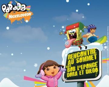 Go Diego With Spongebob Wallpaper