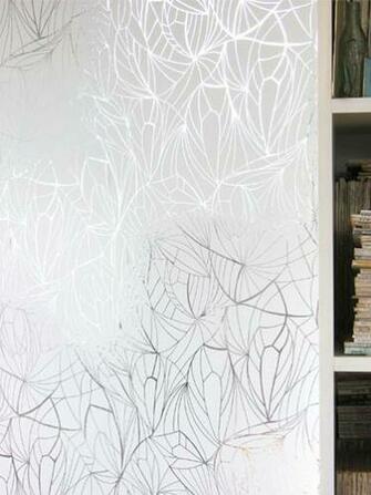 Silver And White Wallpaper Leaf