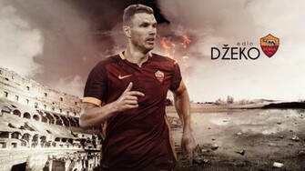 Edin Dzeko As Roma Wallpaper Football HD