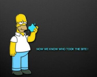 Homer Apple Desktop Pc And Mac Wallpaper