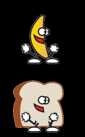 Peanut Butter Jelly Time Banana Moving