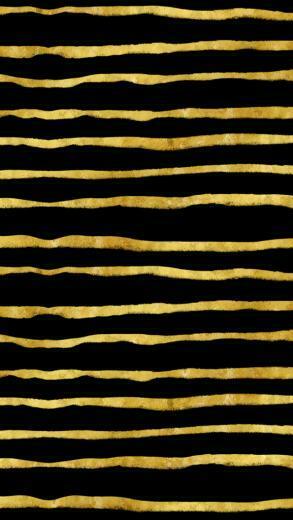 Gold And Black Torn Stripes Faux Foil Metallic Background Textur