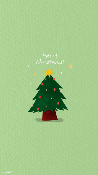 Christmas Tree Doodle Background Vector Premium Image By