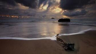 Ocean Clouds Wallpaper Landscapes Beach