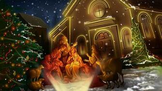 Religious Christmas Wallpaper