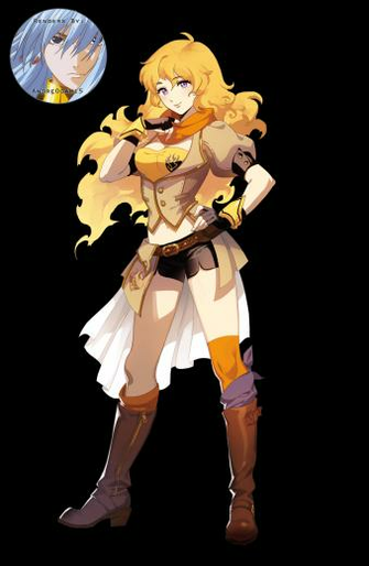 Yang Xiao Long Rwby Yellow Render By Andreogami5