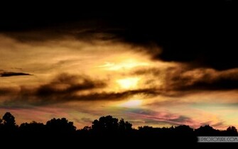 Wallpaper Sunset Hawaii
