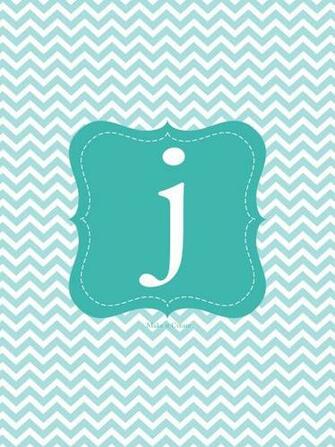 Printables Background Wallpaper iPad Chevron Initial Lock Screens
