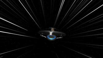 Star Trek Ship Into Warp Darkness HD Wallpaper For