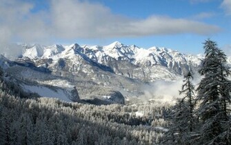 Snowy Mountains Wallpaper
