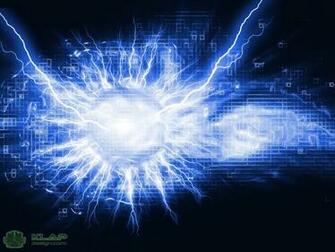 Thunder Wallpaper Blue Orb