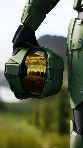 Halo Infinite Helmet 4k Ultra HD Mobile Wallpaper