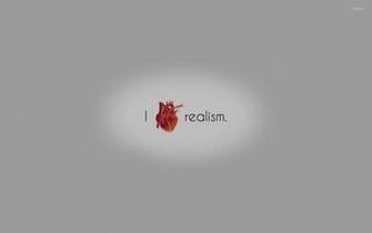 Realism Wallpaper Typography